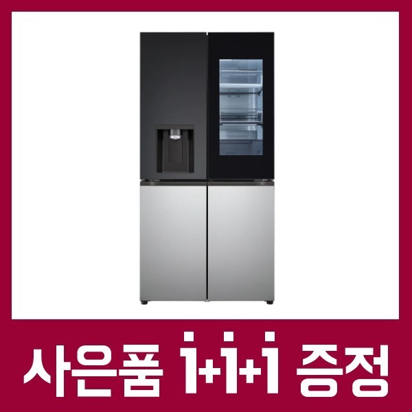 LG 디오스 얼음정수기냉장고 오브제컬렉션 노크온 케어솔루션 초기비용면제